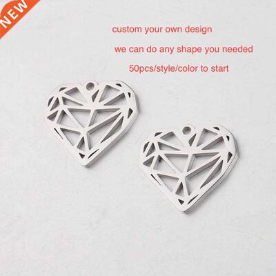 5pcs Rose Gold color Stainless Steel Mirror Finish Custom y