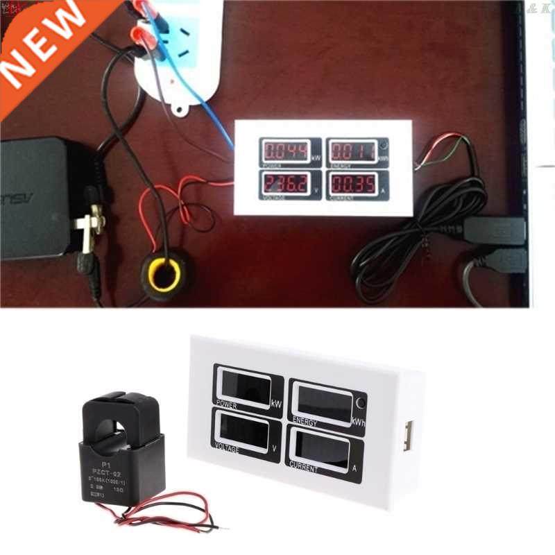Fashion 4in1 Digital Ammeter Voltmeter Watt Power Energy Met
