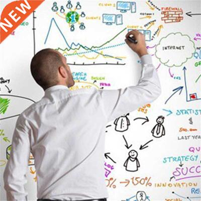 200*45CM Removable Whiteboard White Blackboard PVC Sticker C