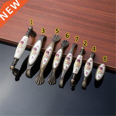 White Ceramic Cabinet Door Handles 适用于 Furniture Accessor