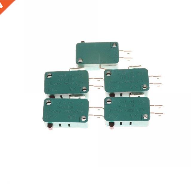 5pcs Micro Limit Switches 16A 250V 3 Pins SPDT Micro Switch