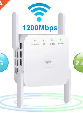 JEL AC1200 WiFi Repeater Booster 5G 1200M Wi Fi Extender Amp