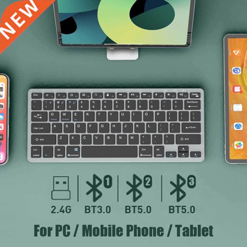 Bluetooth 5.0 & 2.4G Wireless Keyboard and Mouse Combo M