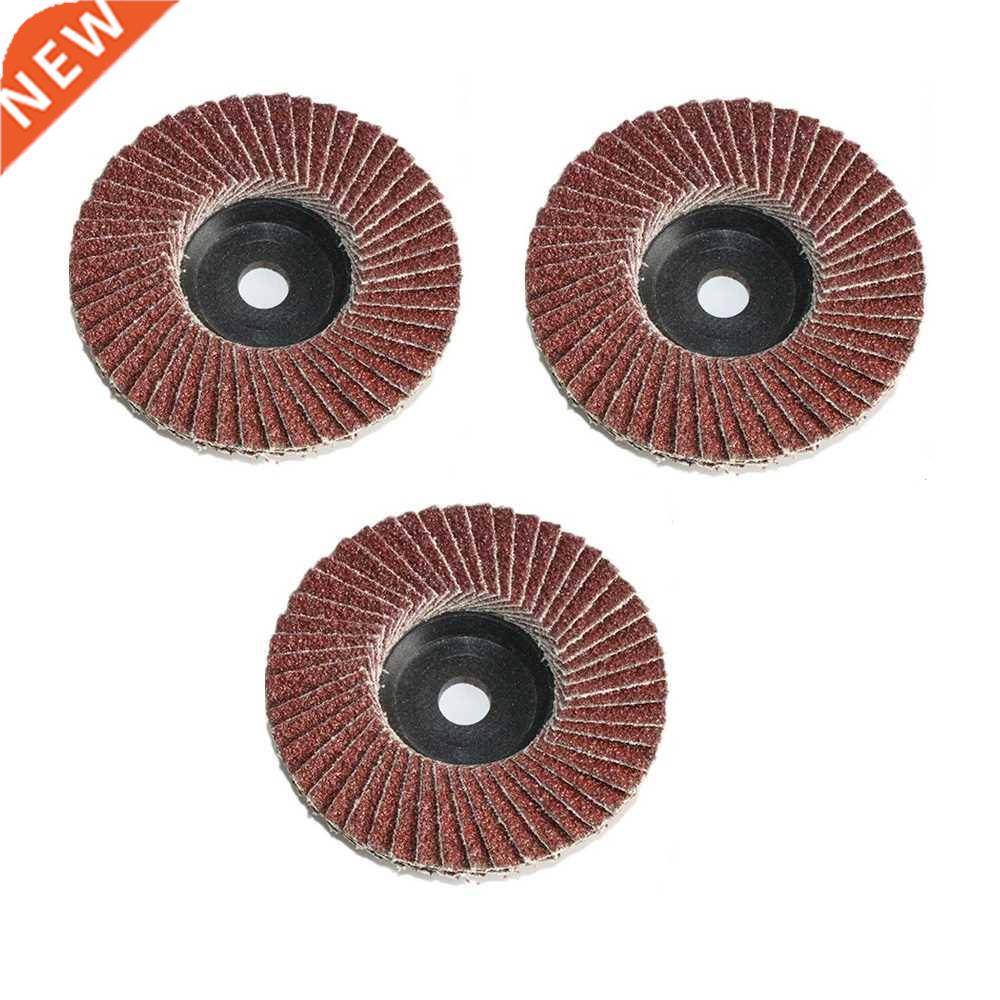 3Pcs 3inch 75mm Grinding Wheel Flat Flap Sanding Discs Wood