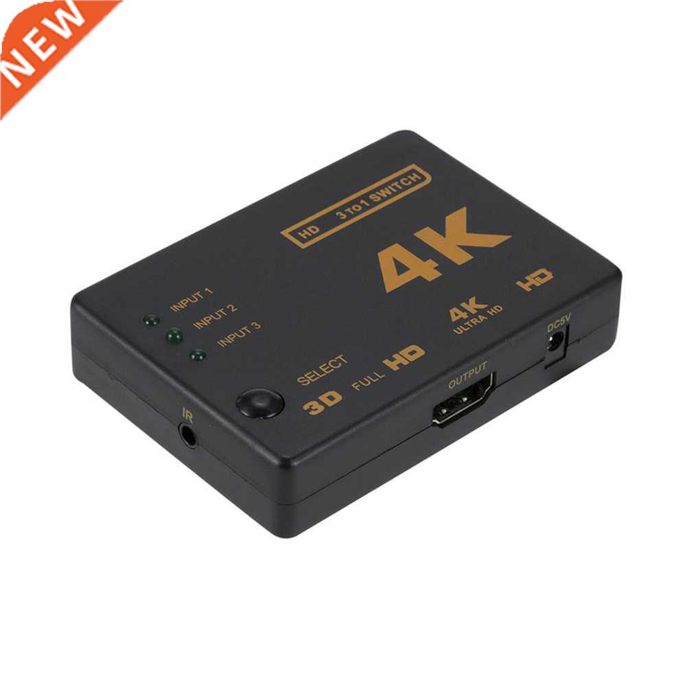 4K 3x1 HDMI-Compatible Switch 3 Input 1 Output HDMI-Compatib