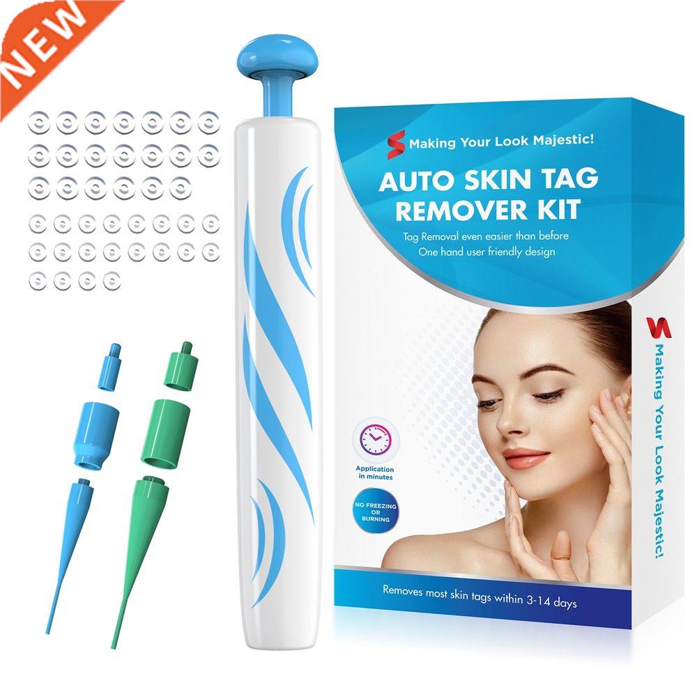 2 In1 Painless Skin Tag Mole Wart Removal Kit +40x Rubber Ba