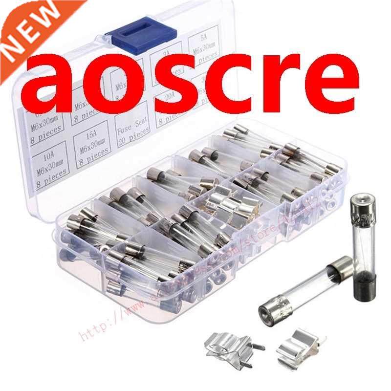 Free Shipping 6*0mm Fast Quick Blow Glass Tube Fuse Assortm
