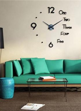 Modern Lrge Wll Clock 3d Mirror er nique Big Number Wtch