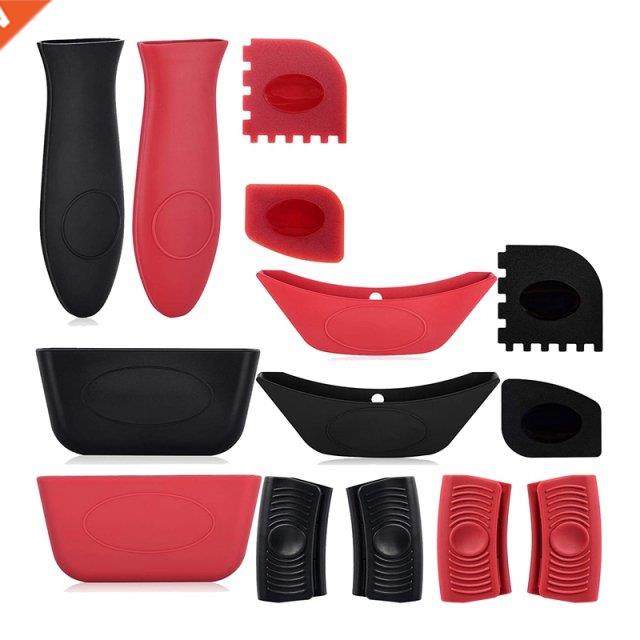 Silicone Hot Handle Holder,Heat Resistant Potholder Silicone