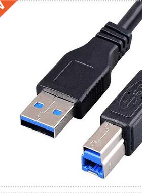Black USB 3.0 A-B/A Male To B Male Printer Cable for Scanner