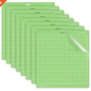 8Pack Cutting Mat For Cricut 12X12 Inch Standardgrip Adhesiv