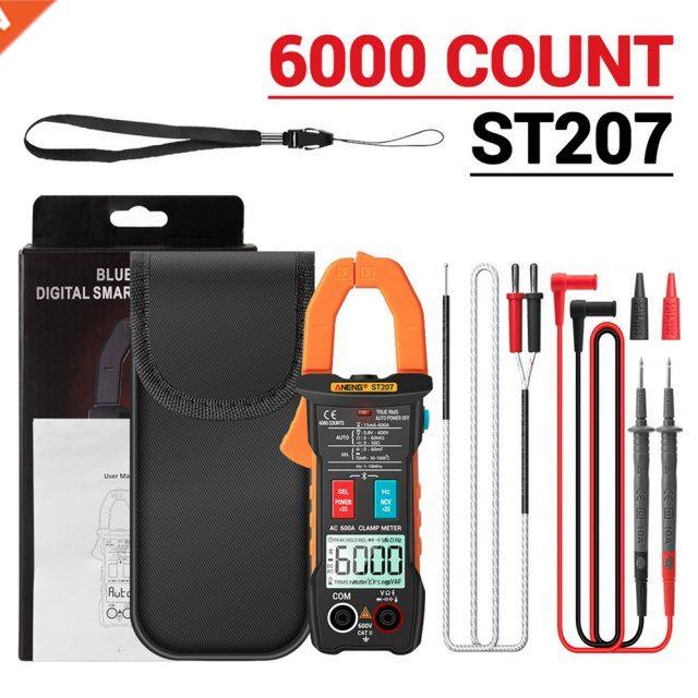 Digital Multimeter Clamp Meter 6000 Count True RMS DC/AC Vo