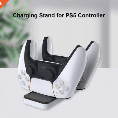 Dual USB Type C Charging Dock Station for DualSense Joystick