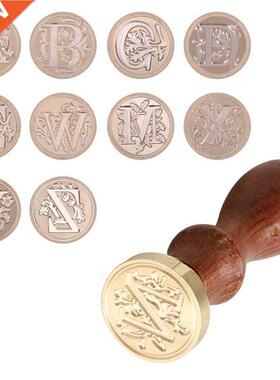 Retro 26 Letter A - Z Wax Seal Stamp Alphabet Letter Retro W