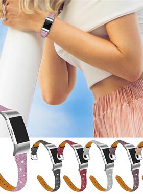 Retro Leather rap For Fitbit Charge 5 Watch Band New Fashi