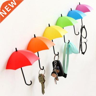 3PCS/set Umbrella Shaped Creative Key Hanger Rack Home Decor