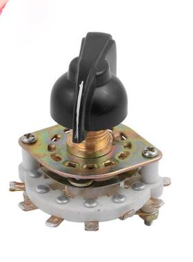 KCZ 1 Pole 10 Position 11 Terminal Band Channel Rotary Switc