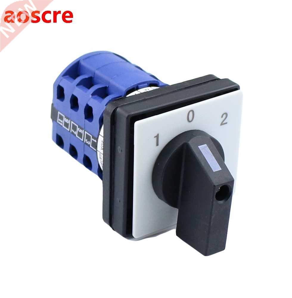 LW26-20- 20A  position cam switch 12 terminals universal c