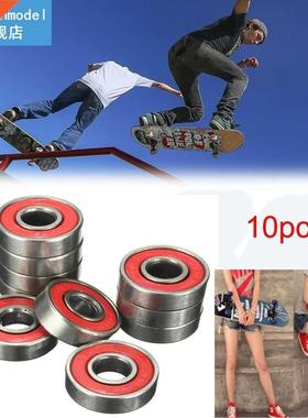 10Pcs/Set 608 RS ABEC-5 Inline Roller Skate Wheel Bearing An
