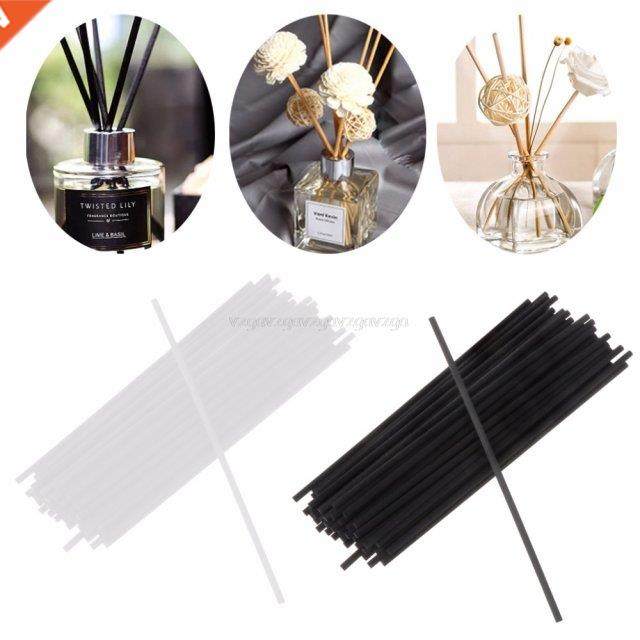 50Pcs 20cmx4mm Fiber Sticks Diffuser Aromatherapy Volatile R
