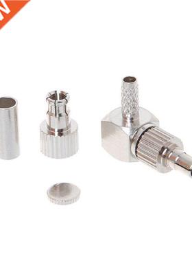 2 In 1 TS9/CRC9 Male Right Angle RF Connector Coaxial Adapte