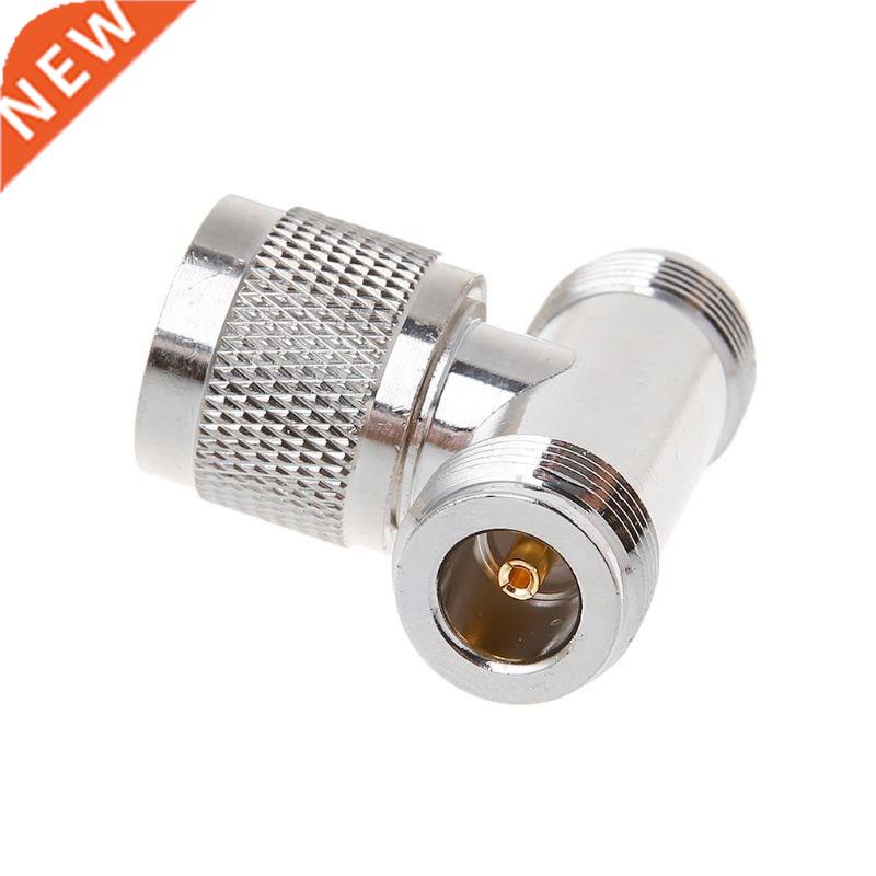 T Shape N Male To 2 N Female Triple RF Connector 3-way Coaxi