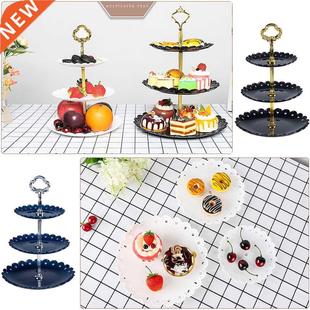Stand Plastic Decor Party irthday Cake Plate Fruit Tier
