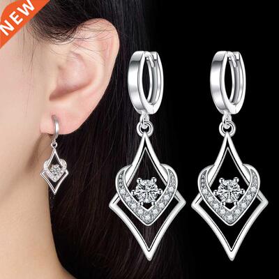 New rival 100% 925 Sterling Silver ndy Water Drop Shine Cu