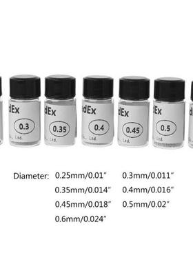 7 Bottle 1.25W BGA Reballing Balls 0.25/0.3/0.35/0.4/0.45/0.