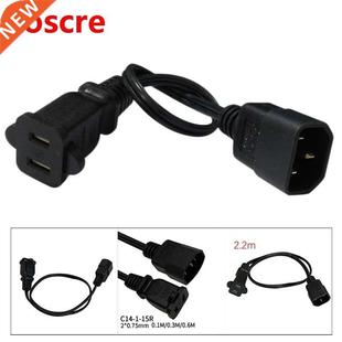 Socket Adapte Male USA 2Pin C14 Plug Power IEC Female 320