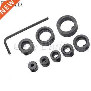 Drill Bits Ring Woodworking Collars Tools Stop 8Pcs Depth