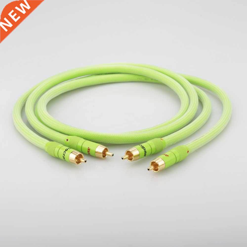 High Quality 6N 99.9999% OFC Male Male RCA Interconnect Cab