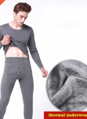 Men's Thermal Underwear Long Johns For Male Winter Thick The