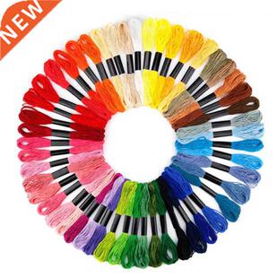 12/24/50/100pcs/lot Multicolor Cotton Cross Stitch Embroider