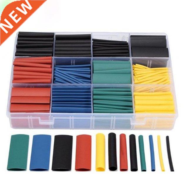580pcs/set Heat Shrink Tubing Insulation Shrinkable Tube Ass
