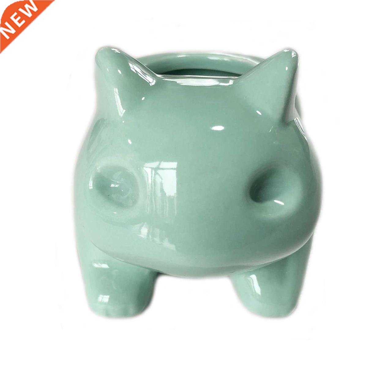 Kawaii Ceramic Flowerpot Bulbasaur Succulent Planter Cute Gr