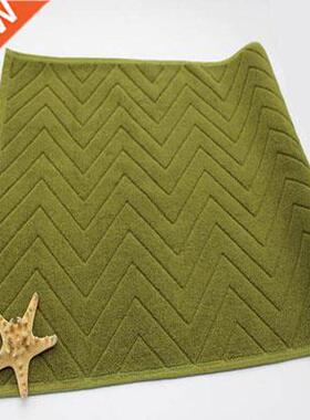 100% Cotton Non-slip Bath Hotel Mats Bathroom Carpet Kitche