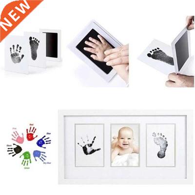 Newborn Baby Handprint Footprints Souvenir Printing Paper Pe