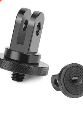 luminum lloy 1/4 Mini Tripod dpter Mount for GoPro Hero