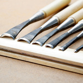 木雕打坯深圆刀 手工锻打雕刻刀全钢淬火深圆弧刀U型刀凹槽挖刀