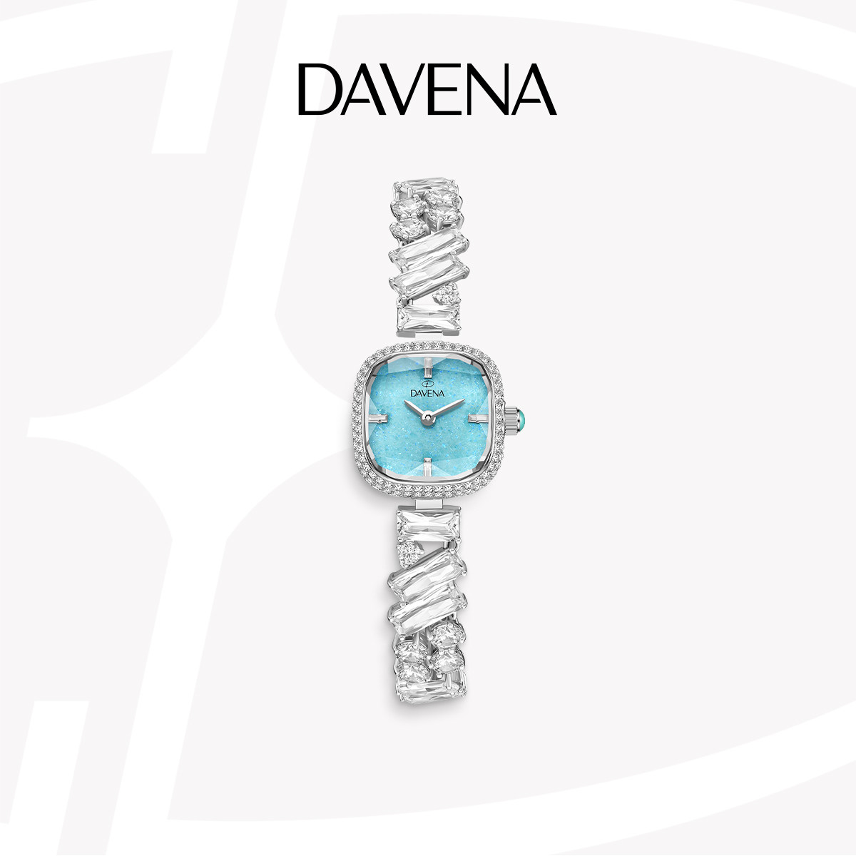 【官方正品】DAVENA蒂玮娜星糖小方表手表女轻奢高级氛围感送女友