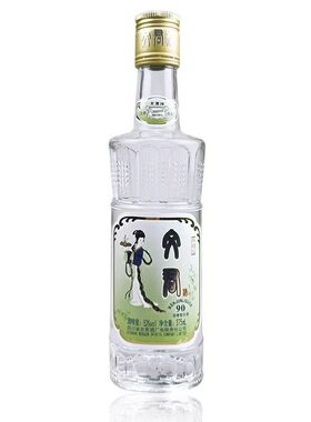 文君 52度90版 375ml 光瓶装浓香型白酒