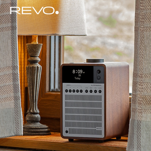 英国REVO Supersignal复古收音机/无线蓝牙音响低音 红点IF设计奖