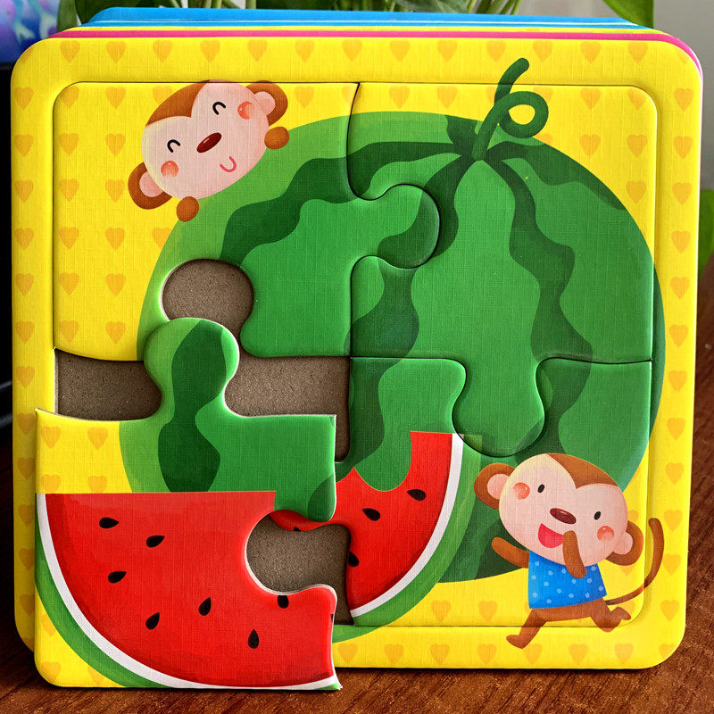 儿童入门益智拼图2356岁幼儿早教宝宝水果卡通动物交通拼图玩具书,玩具/童车/益智/积木/模型,拼图/拼板,淘宝优惠券,粉丝福利购,淘宝优惠卷
