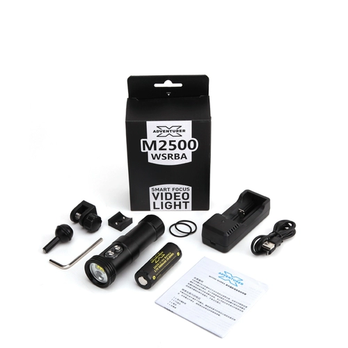 Blackwater Beam Light заменить водонепроницаемый проводник дайвинг столица ночная фотография видео Light Black Water Leam Light M2500-WSRBA