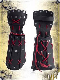 中世纪蒸汽朋克男士护臂拳击手套复古系带铆钉护手Boxing gloves