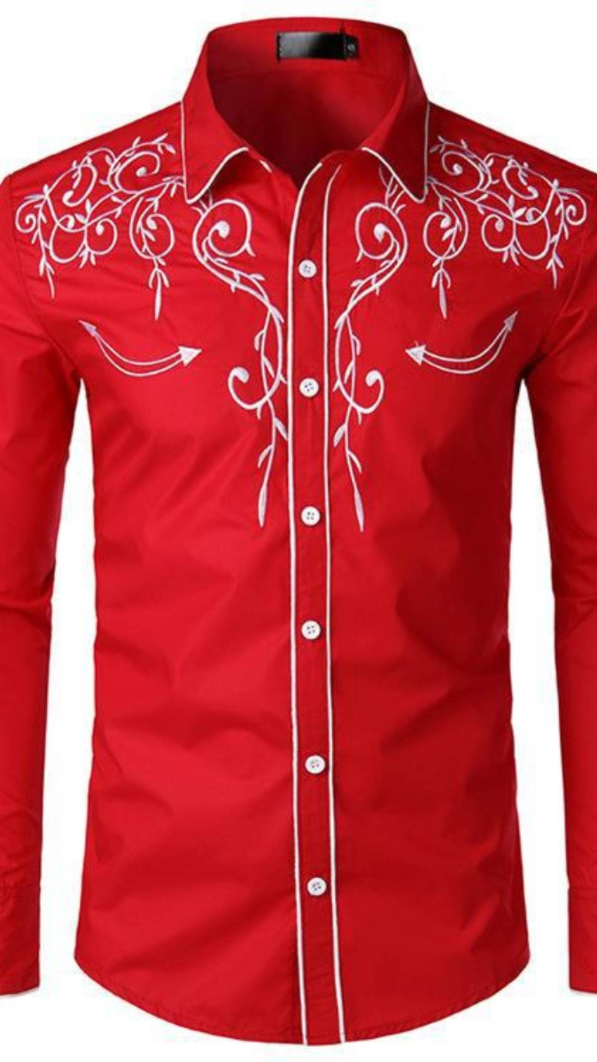 欧美都市刺绣衬衫 美国西部风格衬衫 西部牛仔刺绣衬衣shirt men