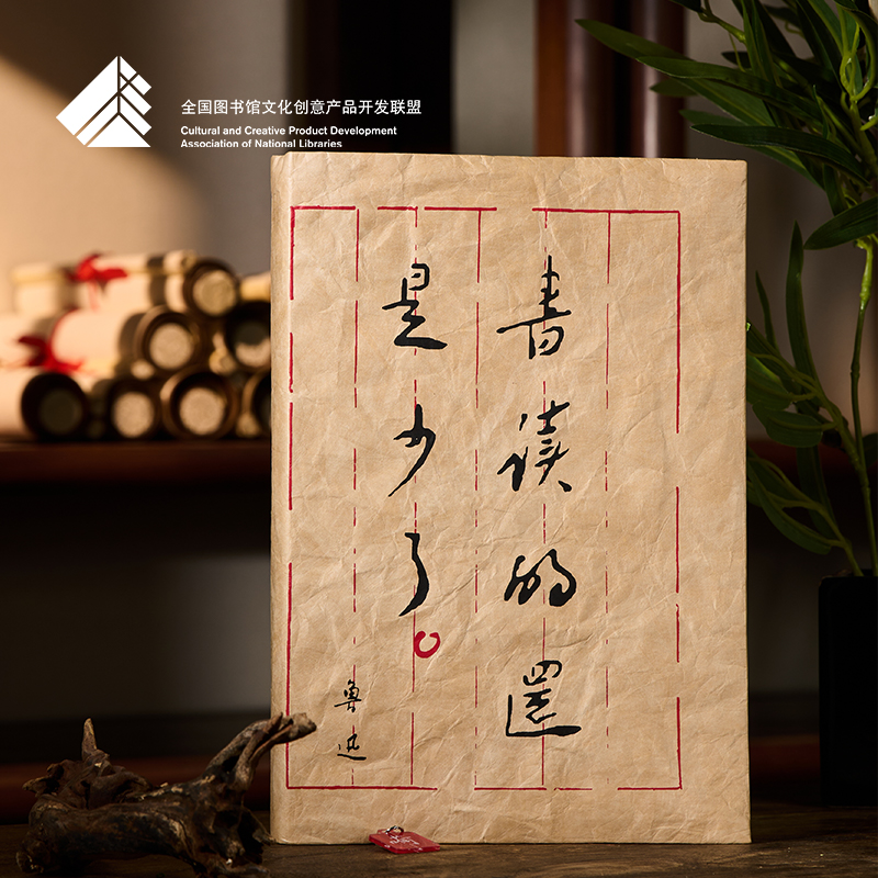 国家图书馆鲁迅系列书读少了杜邦纸书衣文创16开防水复古学生礼物