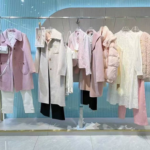 杭州一线女装25冬丝雨桐上衣裤裙羽绒服石井尾货专柜撤柜实体