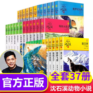 12岁小学生四五六年级课外经典 全集36册沈石溪动物小说品藏书系列升级精装 狼王梦斑羚飞渡第七条猎狗雪豹悲歌混血豺王9